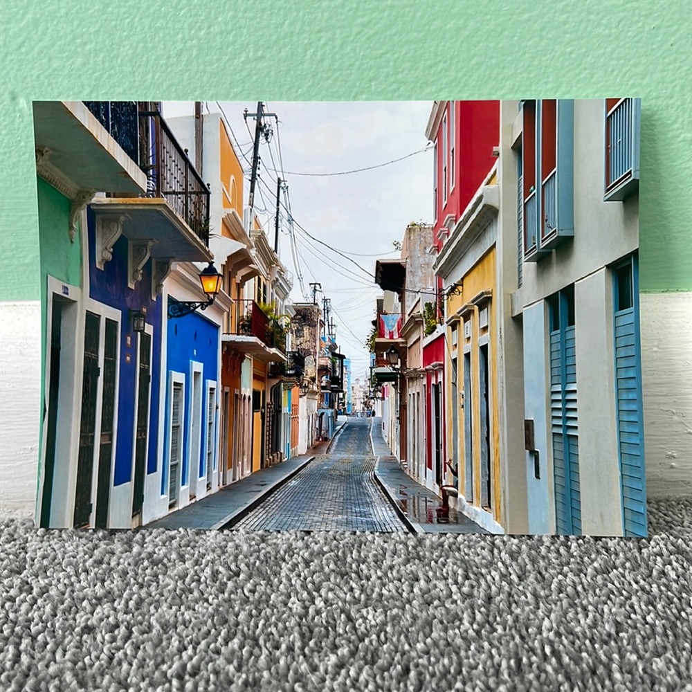 5” x 7” Print of a Street in Old San Juan, PR